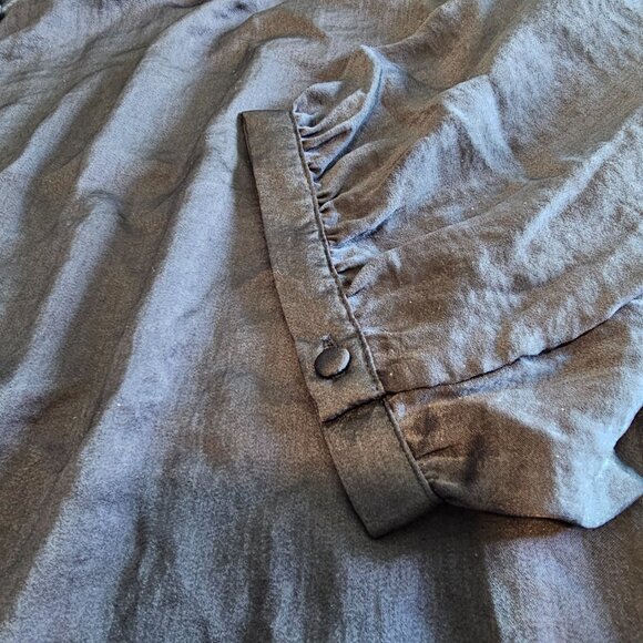 🆕 Rose & Olive Tunic Top Womens 3X Solid Blouse flowy plus size purple mauve - Picture 6 of 16